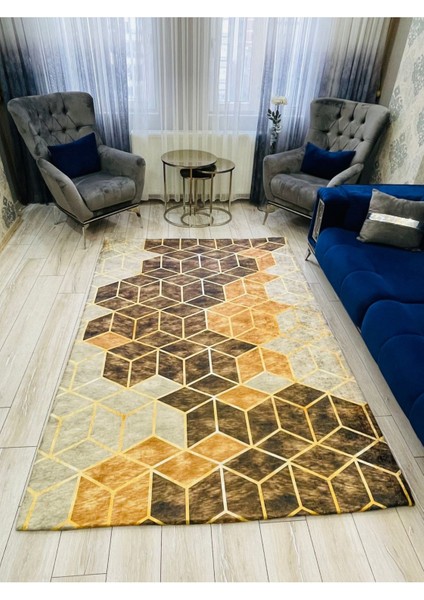 Fistanbul Lastikli Dekoratif Halı Örtüsü modelleri