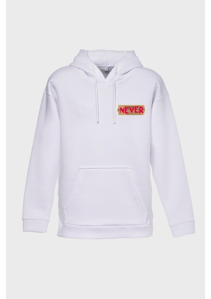 Nyc Sirt Baskili Kapüşonlu Üç Iplik Sweatshirt Oversize Hoodie fiyatları