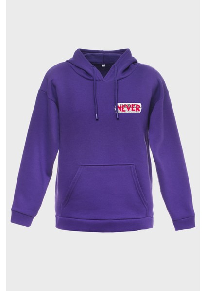 Nyc Sirt Baskili Kapüşonlu Üç Iplik Sweatshirt Oversize Hoodie fiyatları