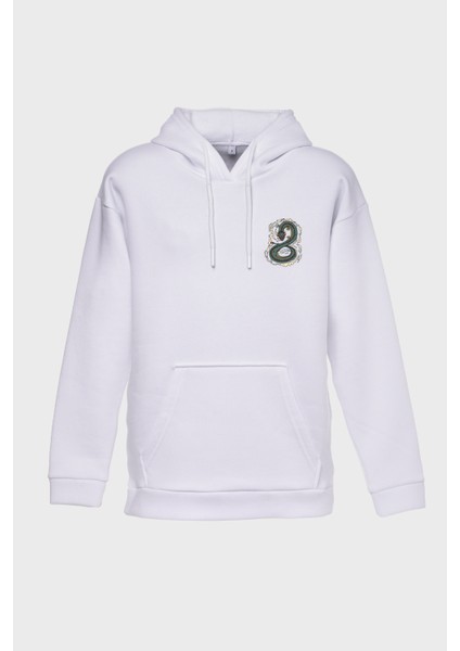 Dragon Sirt Baskili Kapüşonlu Üç Iplik Sweatshirt Oversize Hoodie fiyatları