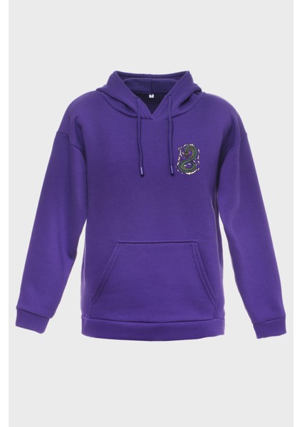 Dragon Sirt Baskili Kapüşonlu Üç Iplik Sweatshirt Oversize Hoodie fiyatları