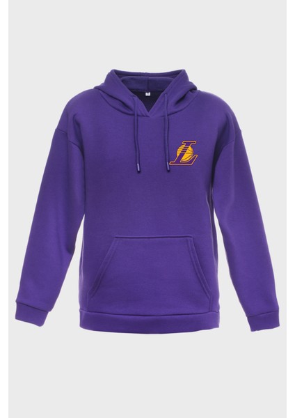 Basketbol 2 Sirt Baskili Kapüşonlu Üç Iplik Sweatshirt Oversize Hoodie fiyatları