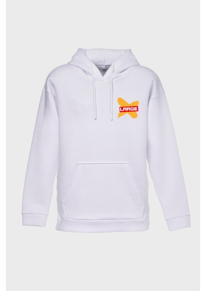 Hello Sirt Baskili Kapüşonlu Üç Iplik Sweatshirt Oversize Hoodie fiyatları