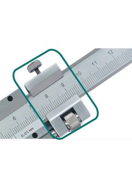 Mekanik Kumpas Uzun Çift Çene Ince Ayarlı 0,02-1000 mm / Çene 500 mm