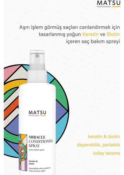 Miracle Keratin Içeren Onarıcı Saç Bakım Spreyi 250 ml fiyatları
