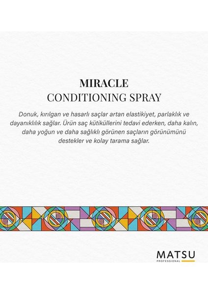 Miracle Keratin Içeren Onarıcı Saç Bakım Spreyi 250 ml modelleri