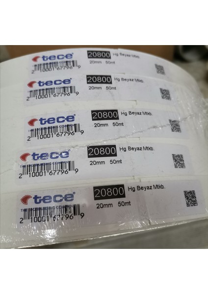 Yeni Tip Mobilya Kenar Ütü Bandı 20 mm 50 mt Parlak Beyaz Kod: 20800 fiyatları