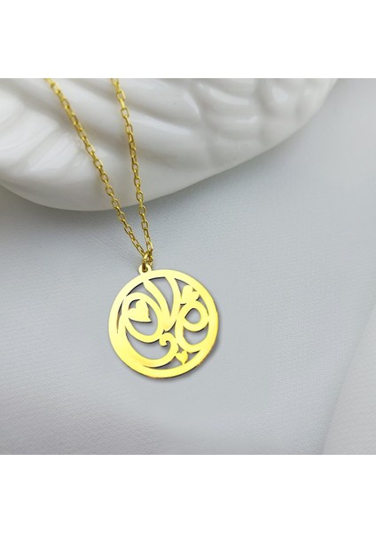 925 Ayar Gümüş Love Yazılı Kolye