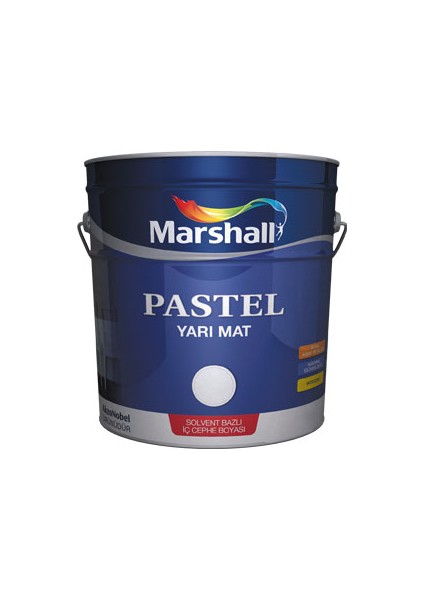 Pastel Yarımat Sentetik Boya Beyaz 15 Lt.