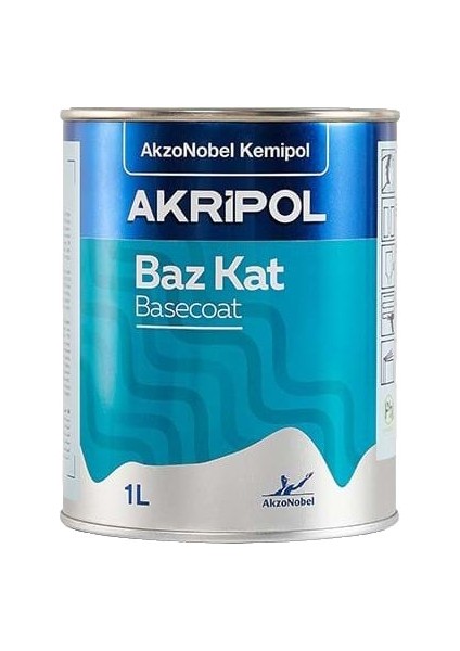 Akzonobel Akripol Bazkat Fiat Fİ284L Granit Grisi Akrilik Sonkat Oto Boyası 1 Litre