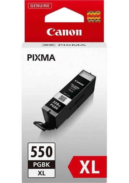 PGI-550PGBK Xl Siyah Yüksek Kapasiteli Orijinal Mürekkep Kartuş 6431B001