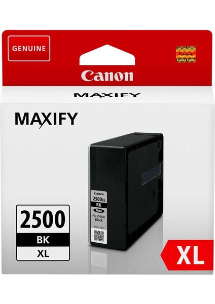 PGI-2500XL Bk Siyah Orijinal Mürekkep Kartuş 9254B001