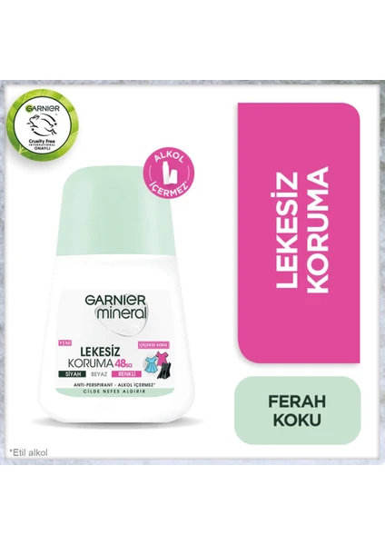 Mineral Lekesiz Koruma Ferah Koku Roll-on