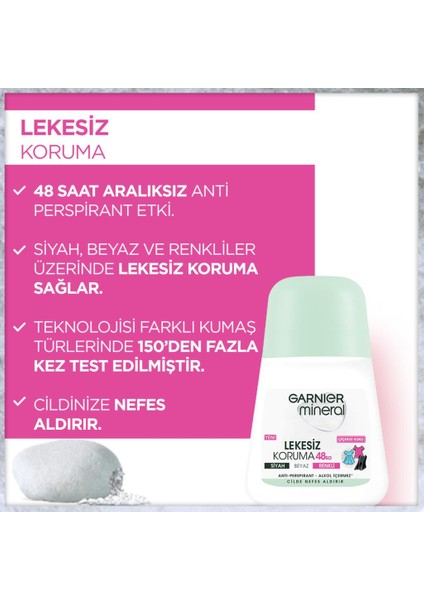 Mineral Lekesiz Koruma Ferah Koku Roll-on