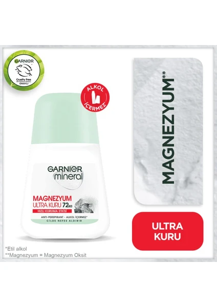 Mineral Ultra Kuru Hızlı Kuruma Roll-On 50 ml