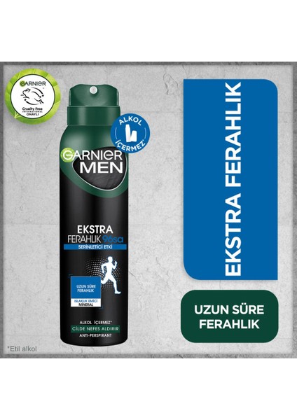 Garnier Men Ekstra Ferahlık Spray Deodorant