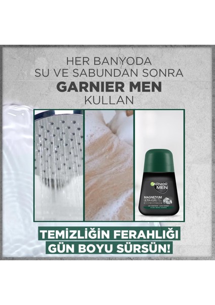 Garnier Men Magnezyum Ultra Kuru Roll On