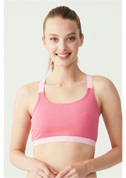 66117 Çapraz Askılı Büstiyer-Fuşya 42 - Fuşya