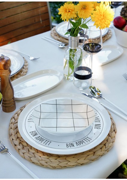 Daily Tunes Yemek Tabağı - 6lı Set 20 cm