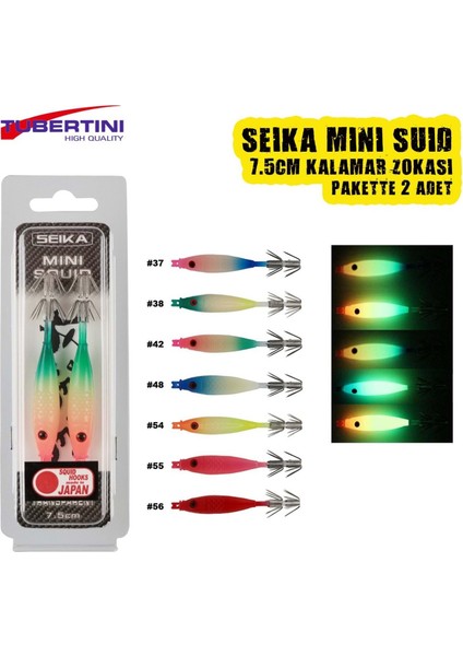Seika Mini Squid 7,5 Cm Silikon Kalamar Zokası