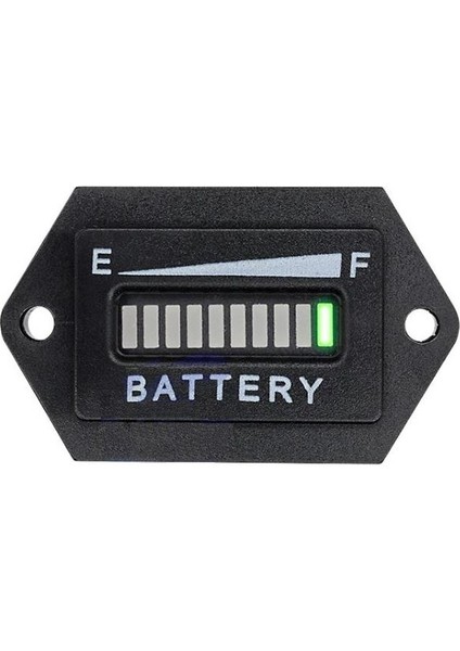 Panel Tipi Kulaklı 12V Akü Voltaj Kapasite Göstergesi
