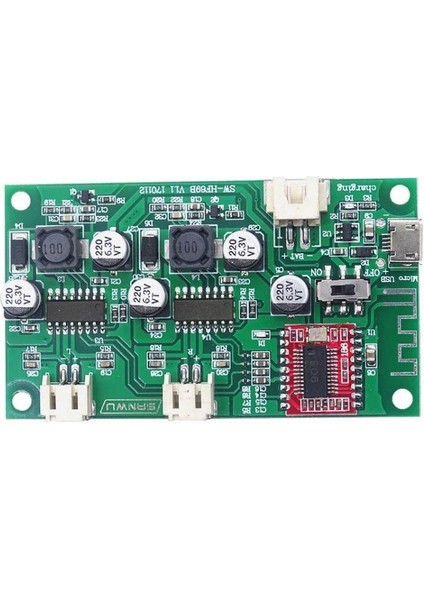 HF69B Bluetooth Dc 5V/3.7V 2X6W Güç Amplifikatör Devresi