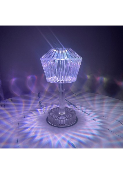 Kristal Masa Lambası Romantik Bir Atmosfer Gece Lambası