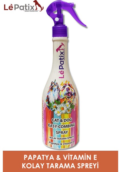 Pet Koku Papatya & Vitamin E + Kolay Tarama Spreyi Kedi Köpek Kıtık Açıcı modelleri