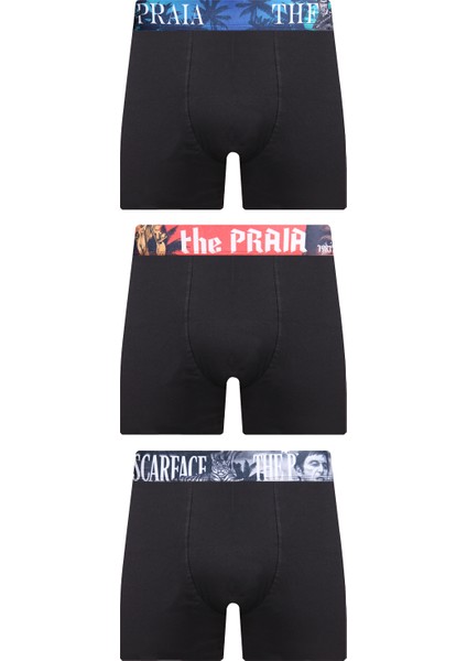 Scarface Premium Kutulu 3 Adet Erkek Boxer