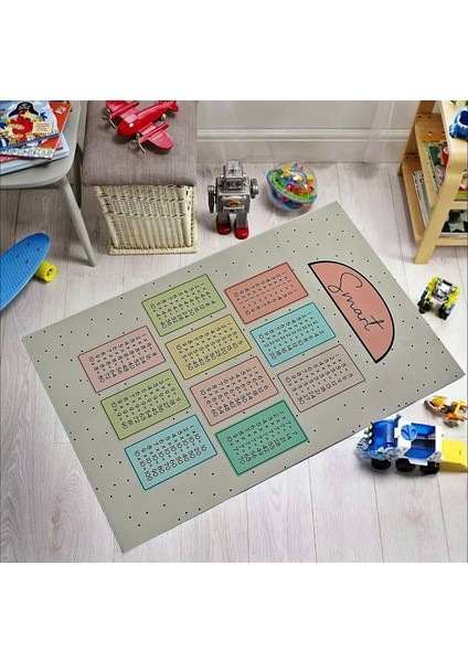 Nesa_Decor Smart Çarpım Tablosu Eğitici Oyun Halısı