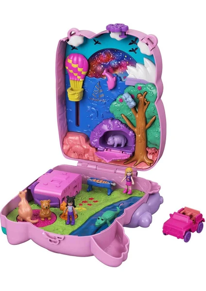 Polly Pocket Çanta Olabilen Micro Oyun Setleri GKJ63 - Koala Adventures