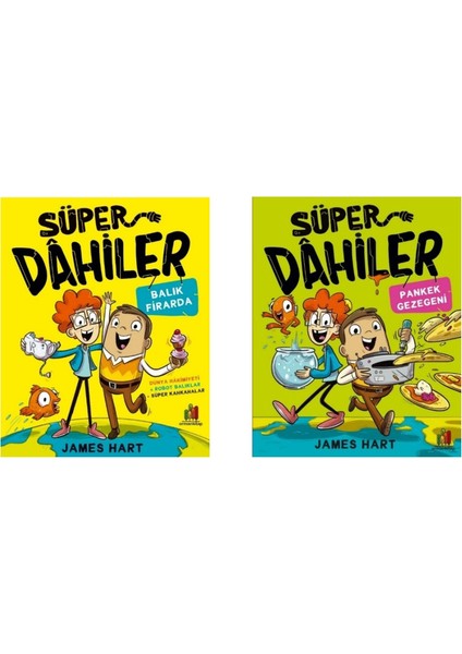 Süper Dâhiler Kahkaha Kitap Seti - James Hart