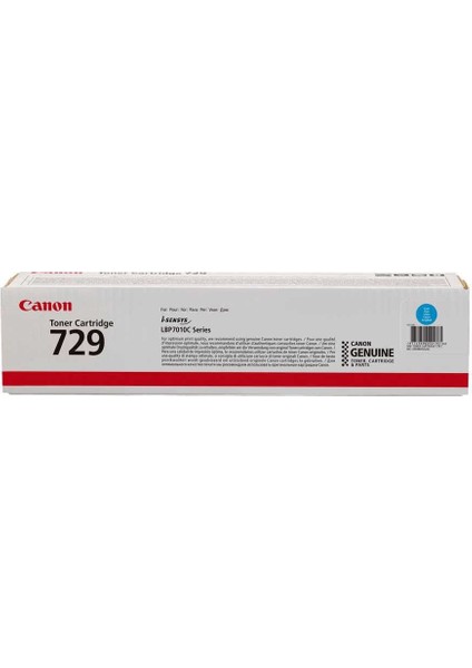CRG-729/4369B002 Mavi Orijinal Toner