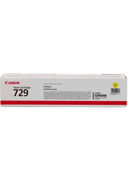 CRG-729/4367B002 Sarı Orijinal Toner