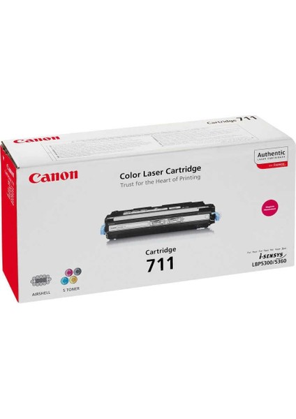 CRG-711/1658B002 Kırmızı Orijinal Toner