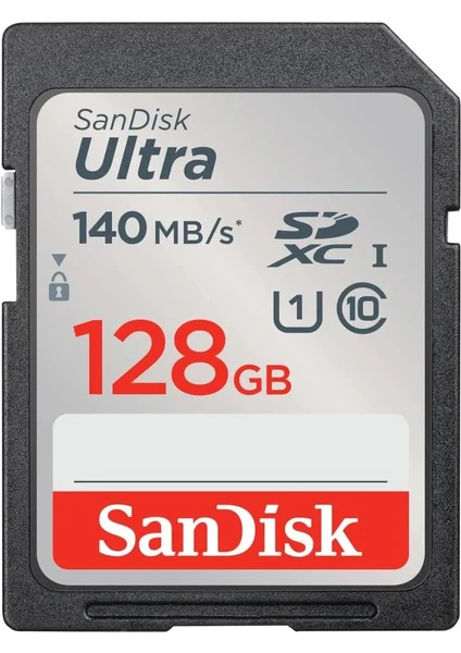 Ultra 128GB 140MB/S Sdhc/sdxc Class 10 Uhs-I Hafıza Kartı SDSDUNB-128G-GN6IN