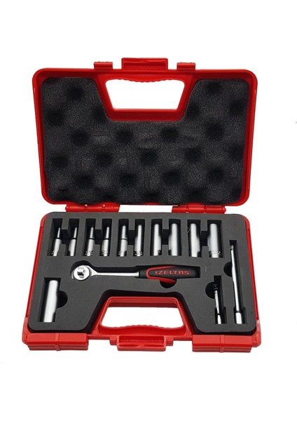 Izeltaş 14 Parça Derin Lokma Takımı 1/4'' Inç modelleri