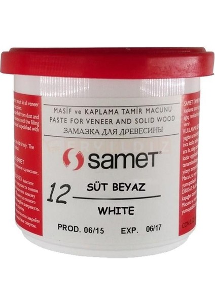 Samet Süt Beyaz Tamir Macunu 200 gr