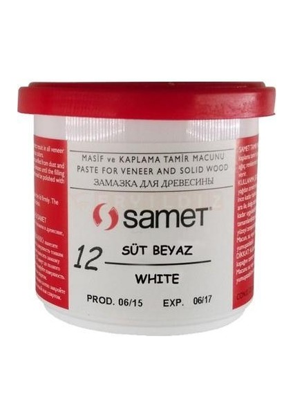 Samet Süt Beyaz Tamir Macunu 200 gr