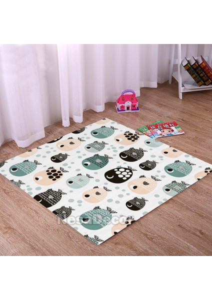 Nesa_Decor Balık Desenli Hd Dijital Baskı Yıkanabilir Kaymaz Taban Çocuk Genç Odası Halısı modelleri