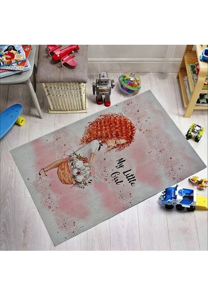 Nesa_Decor Benim Küçük Kızım Şık Tasarım Genç Odası Halı