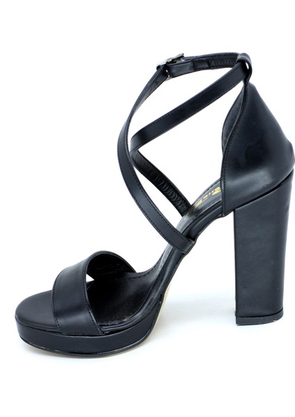 448107 Kalın Topuk Rahat Gunluk Ayakkabı