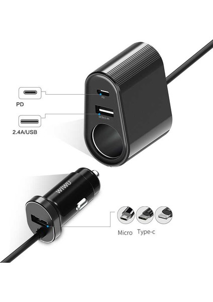QC300 Araç Şarjı