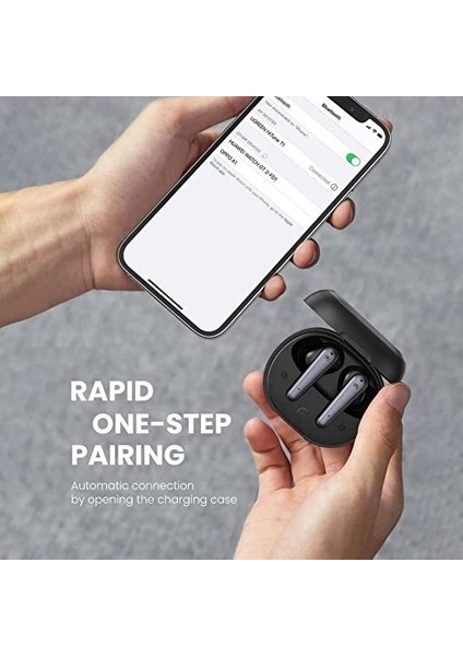 Hitune T1 Bluetooth Kulaklık 4 Mikrofon Daha Net Aramalar Için Enc Gürültü Engelleme, 6mm Grafik Sürücüsü (Siyah) fiyatları