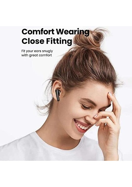 Hitune T1 Bluetooth Kulaklık 4 Mikrofon Daha Net Aramalar Için Enc Gürültü Engelleme, 6mm Grafik Sürücüsü (Siyah) fırsatları