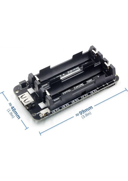 Roba 2x 18650 Pil Şarj Kartı V8 Battery Shield Lityum Li-On Powerbank