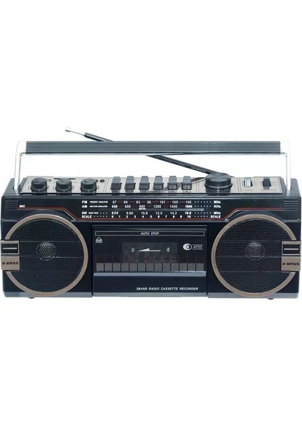 PX-148BT Bluetooth Usb+Sd+Fm Radyo Kaset Çalar Müzik Çalar