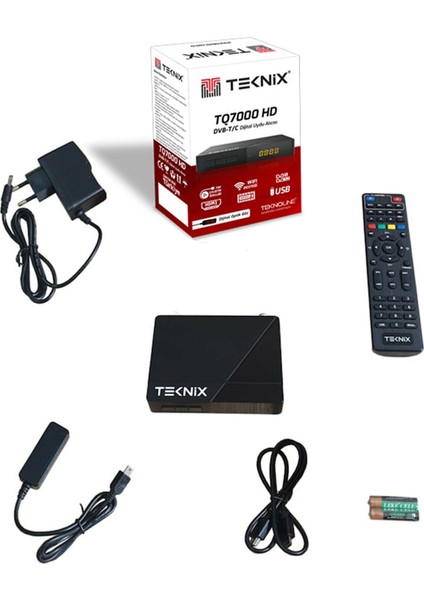 TQ-7000 Hd Dvb T & Dvb C Hd Karasal ve Kablo Tv Alıcısı fiyatları
