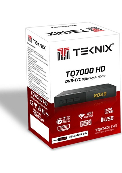TQ-7000 Hd Dvb T & Dvb C Hd Karasal ve Kablo Tv Alıcısı fırsatları