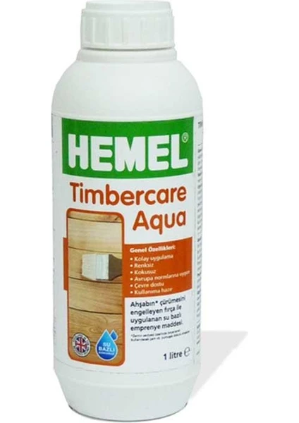 Hemel Timbercare Aqua Şeffaf Emprenye 1 Lt